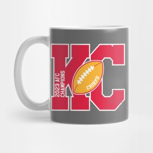 Big Bold Kansas City Chiefs 2023 AFC Champs Mug